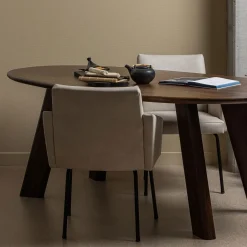 WOOOD Organische Eettafel Roundly Mangohout, kleur* Organische Eettafel
