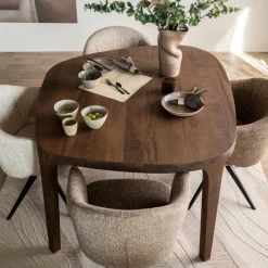 Eleonora Organische Eettafel Taylor Mangohout* Organische Eettafel