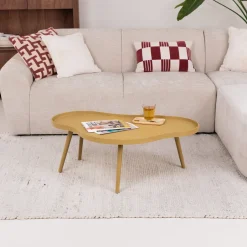 WOOOD Organische Salontafel Mae 100 x 58cm, kleur Alpaca* Organische Salontafel