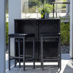 Nohr Outdoor Barset Zeena kleur Zwart* Bartafels Voor In Je Tuin