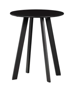 WOOOD Outdoor Bijzettafel Fer Ø40cm* Loungetafels & Bijzettafels|Zwarte Bijzettafel