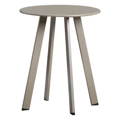 WOOOD Outdoor Bijzettafel Fer Ø40cm* Loungetafels & Bijzettafels|Zwarte Bijzettafel