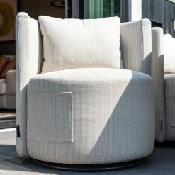 Richmond Interiors Outdoor Draaibare Eetkamerstoel Marlin kleur* Terrasstoelen