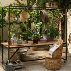 vtwonen Outdoor Eettafel Blue Sky Met decoframe, 220 x 97cm* Eettafels Voor In Je Tuin