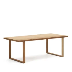 Kave Home Outdoor Eettafel Canadell hout* Eettafels Voor In Je Tuin|Rechte Eettafel