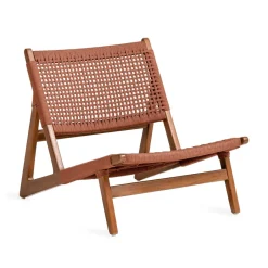 Jesper Home Outdoor Fauteuil Kuwana Amber Teakhout* Loungestoelen