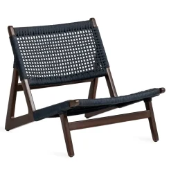 Jesper Home Outdoor Fauteuil Kuwana Espresso Teakhout* Loungestoelen