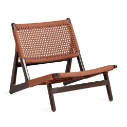 Jesper Home Outdoor Fauteuil Kuwana Espresso Teakhout* Loungestoelen