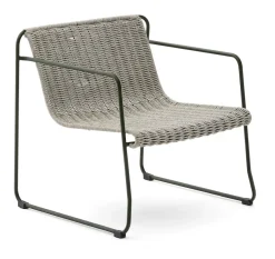 Kave Home Outdoor Fauteuil Maurina Handgeweven touw en staal* Loungestoelen