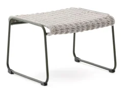 Kave Home Outdoor Hocker Maurina Handgeweven touw en staal* Tuin-Hockers