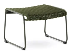 Kave Home Outdoor Hocker Maurina Handgeweven touw en staal* Tuin-Hockers