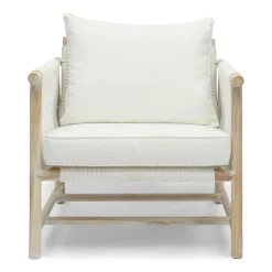 Rivièra Maison Outdoor Loungestoel Saint Tropez Teakhout en touw* Loungestoelen