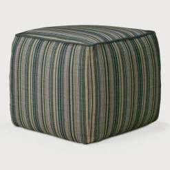 Ethnicraft Outdoor Poef Zahara Stripe* Tuin-Hockers