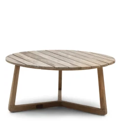 Rivièra Maison Outdoor Salontafel Lovina Teakhout, 80cm* Loungetafels & Bijzettafels