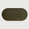 Ethnicraft Ovaal Dienblad Second Nature 71 x 36cm, kleur Moss* Keukengerei