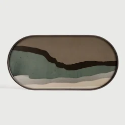 Ethnicraft Ovaal Dienblad Wabi Sabi 71 x 36cm, kleur* Keukengerei