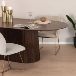 Sohome Ovale Eettafel Olav Mangohout, kleur* Sohome Giftcard|Ovale Eettafel