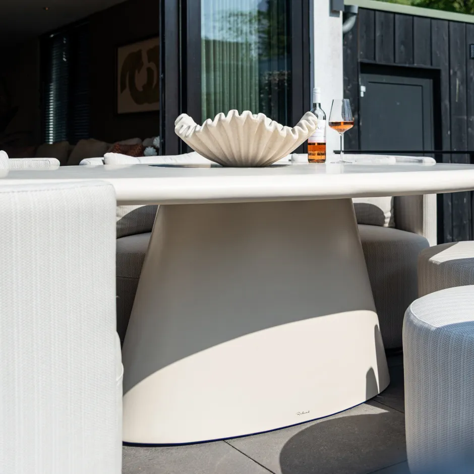 Richmond Interiors Ovale Eettafel Urban Bloom 220 x 115cm* Eettafels Voor In Je Tuin|Ovale Eettafel