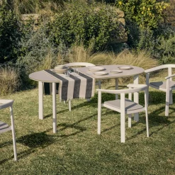 Kave Home Ovale Tuintafel Erice kleur* Eettafels Voor In Je Tuin