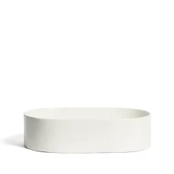 Kave Home Ovale Waskom Ovara Keramiek, 50 x 31cm* Badkameraccessoires