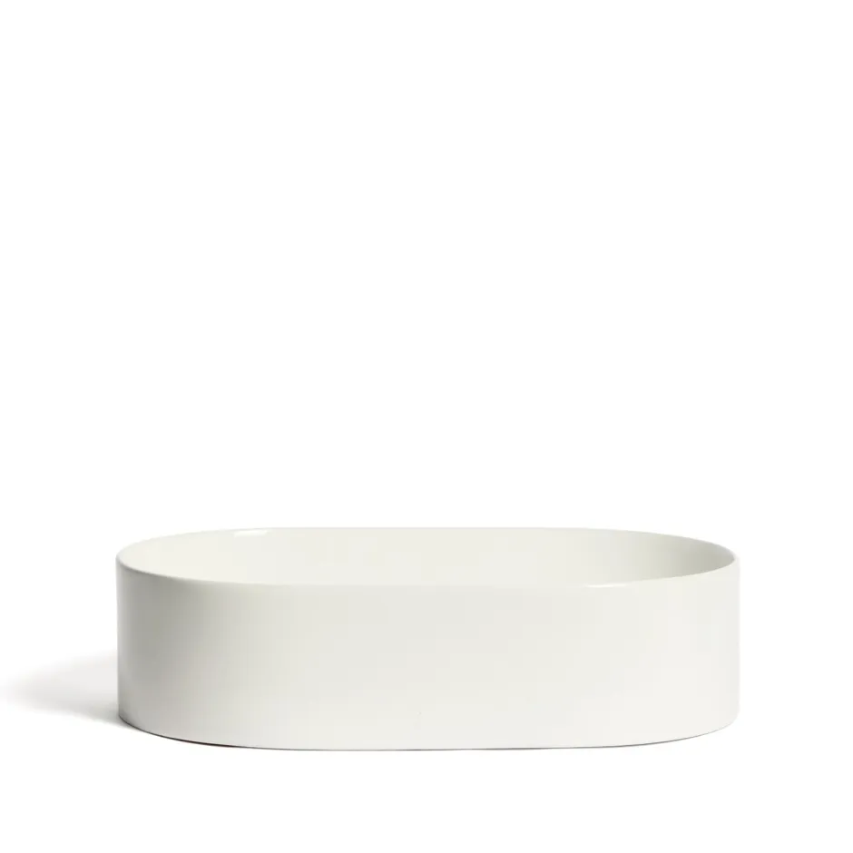 Kave Home Ovale Waskom Ovara Keramiek, 50 x 31cm* Badkameraccessoires