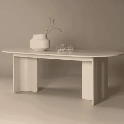 Nohr Ovale Eettafel Jadira MDF, 220 x 100cm* Ovale Eettafel