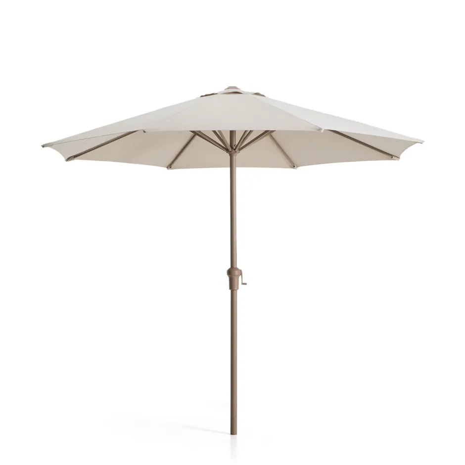 Kave Home Parasol Milna 300cm, kleur /Taupe* Parasols & Parasolvoeten