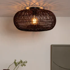 GOOD&MOJO Plafondlamp Arizona Bamboe, 50cm* Plafondlampen