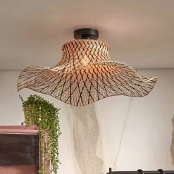 GOOD&MOJO Plafondlamp Ibiza Bamboe, 65cm* Plafondlampen