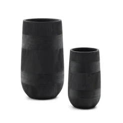 Kave Home Plantenpot Tival Set van 2 stuks, 56cm* Potten Voor Buiten|Potten & Manden
