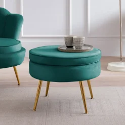 Artistiq Living Poef Andres Velvet* Poefs & Hockers