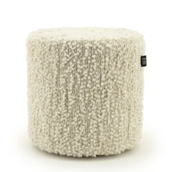 By-Boo Poef Vista Grof Bouclé, 40cm* Poefs & Hockers