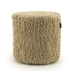 By-Boo Poef Vista Grof Bouclé, 40cm* Poefs & Hockers