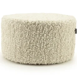 By-Boo Poef Vista Grof Bouclé, 60cm* Poefs & Hockers