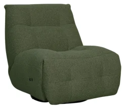 LABEL51 Relaxfauteuil Relax & Recharge Bouclé, elektrisch verstelbaar met accu* Fauteuil Stof / Textiel|Fauteuil Bouclé / Teddy