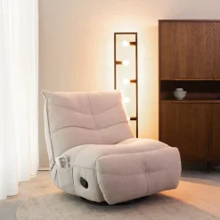 LABEL51 Relaxfauteuil Take It Easy Bouclé, kleur* Fauteuil Stof / Textiel|Fauteuil Bouclé / Teddy