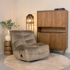 LABEL51 Relaxfauteuil Take It Easy Cosmo stof, kleur* Fauteuil Stof / Textiel|Fauteuil Velvet / Fluweel