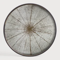 Ethnicraft Rond Dienblad Slice 48cm, kleur Aged* Keukengerei