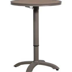 WOOOD Ronde Bartafel Jeppe In hoogte verstelbaar, 70cm* Bartafels Voor In Je Tuin