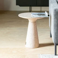 Zuiver Ronde Bijzettafel Victoria Terrazzo, 41cm* Loungetafels & Bijzettafels|Ronde Bijzettafel