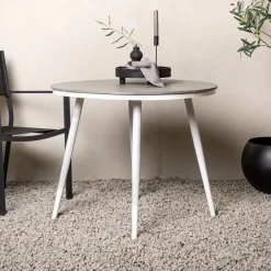 Nohr Ronde Bistrotafel Erikka Aintwood, 90cm* Eettafels Voor In Je Tuin