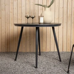 Nohr Ronde Bistrotafel Erikka Aintwood, 90cm* Eettafels Voor In Je Tuin