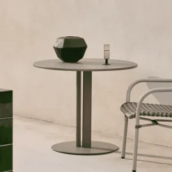 Kave Home Ronde Bistrotafel Sedalis Aluminium, 80cm, kleur* Eettafels Voor In Je Tuin