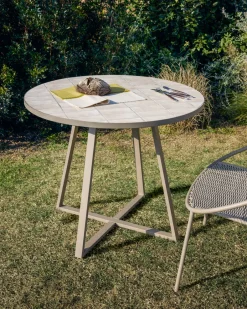 Kave Home Ronde Bistrotafel Tella 90cm* Eettafels Voor In Je Tuin