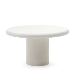 Kave Home Ronde Eettafel Addaia Cement, 140cm* Eettafels Voor In Je Tuin