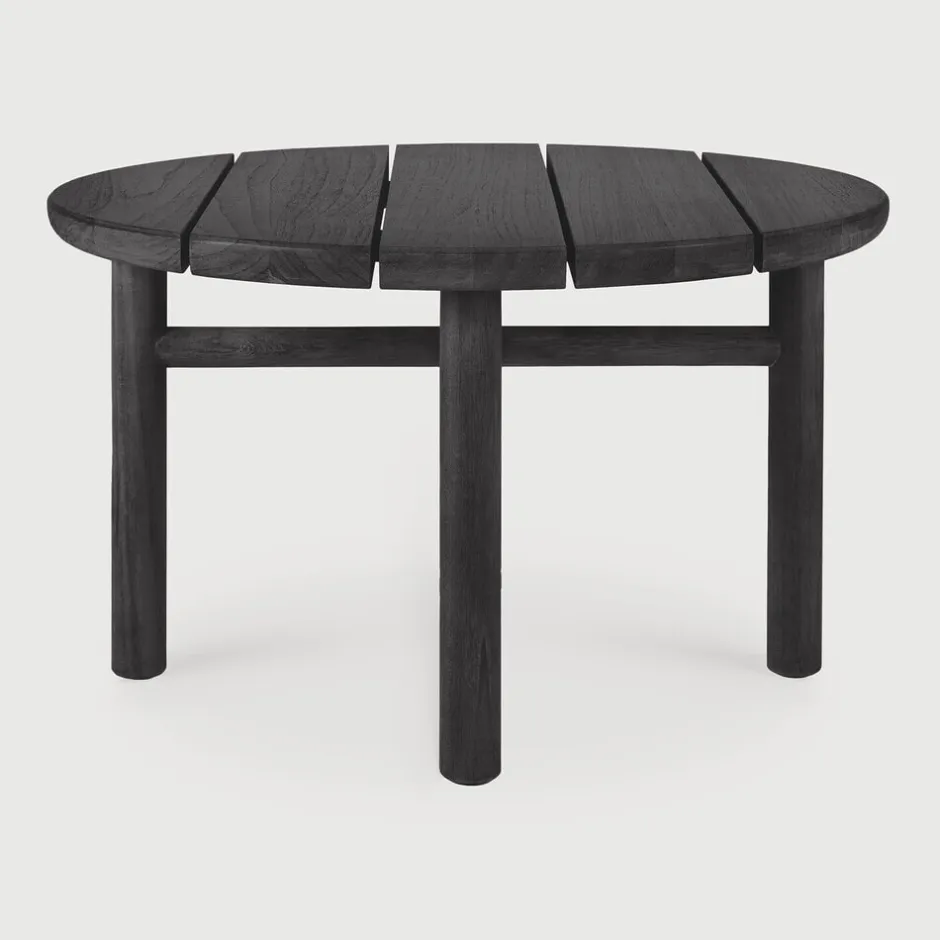 Ethnicraft Ronde Outdoor Bijzettafel Quatro Teakhout, 59cm* Loungetafels & Bijzettafels