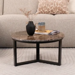 Sohome Ronde Salontafel Seven Marmer* Sohome Giftcard|Ronde Salontafel
