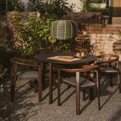 Kave Home Ronde Tuintafel Erice 120cm* Eettafels Voor In Je Tuin