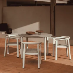 Kave Home Ronde Tuintafel Erice 120cm* Eettafels Voor In Je Tuin