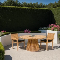 Brix Ronde Tuintafel Garden Teakhout, 150cm* Eettafels Voor In Je Tuin